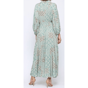Long Sleeve Mint Maxi Dress - Robin Boutique-Boutique 