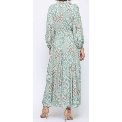 Long Sleeve Mint Maxi Dress - Robin Boutique-Boutique 