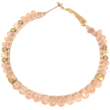Gold Beaded Hoop Earrings - Robin Boutique-Boutique 