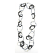 Christina Brampti Net Tubes w/ Aluminum Tubes Necklace - Robin Boutique-Boutique 