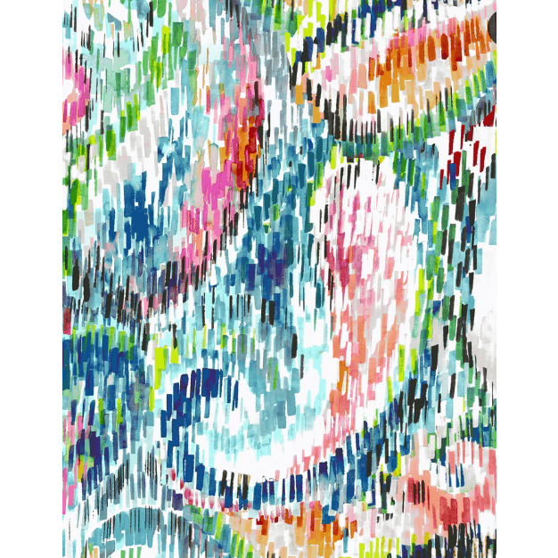 "Paisley Rain" V-Neckline Single Tier Ruffle Dress W3129 PARA - Robin Boutique-Boutique 