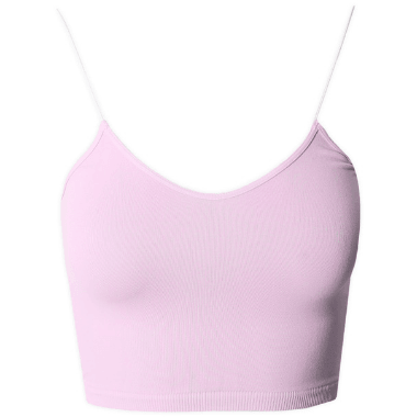 Micro Strap Cropped Cami - Robin Boutique-Boutique 