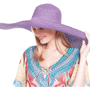 Wide Brim Straw Hat - Robin Boutique-Boutique 