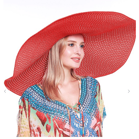 Wide Brim Straw Hat - Robin Boutique-Boutique 