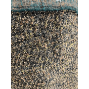 Green and brown wool pullover felted sweater jumper in recycled fabrics - Robin Boutique-Boutique 