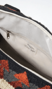 Hand Embroidered Aztec Print Duffle Bag - Robin Boutique-Boutique 