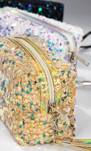 Sequins Cosmetic Bag - Robin Boutique-Boutique 