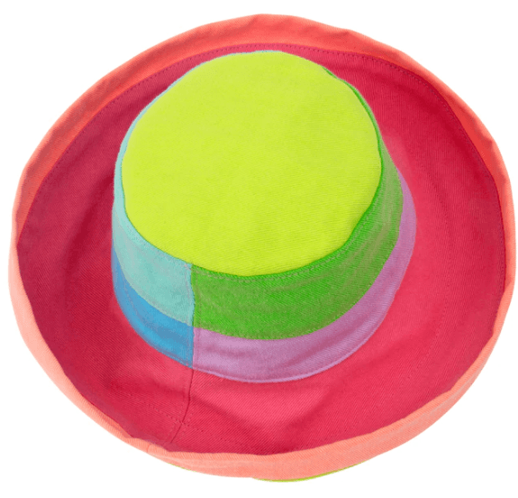 Color Block Denim Sun Hat - Robin Boutique-Boutique 