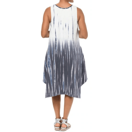 Tie-dye Scoop Neck Sleeveless Dress - Robin Boutique-Boutique 