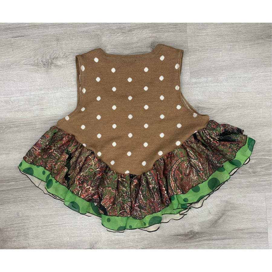 Upcycled sleeveless crop sweater pullover top - Robin Boutique-Boutique    &.  Reloved Fabrics