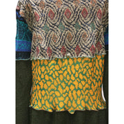 Vegan Cotton Knit Wrap Sweater Jumper Dress in Autumn shades Size M/L - Robin Boutique-Boutique 