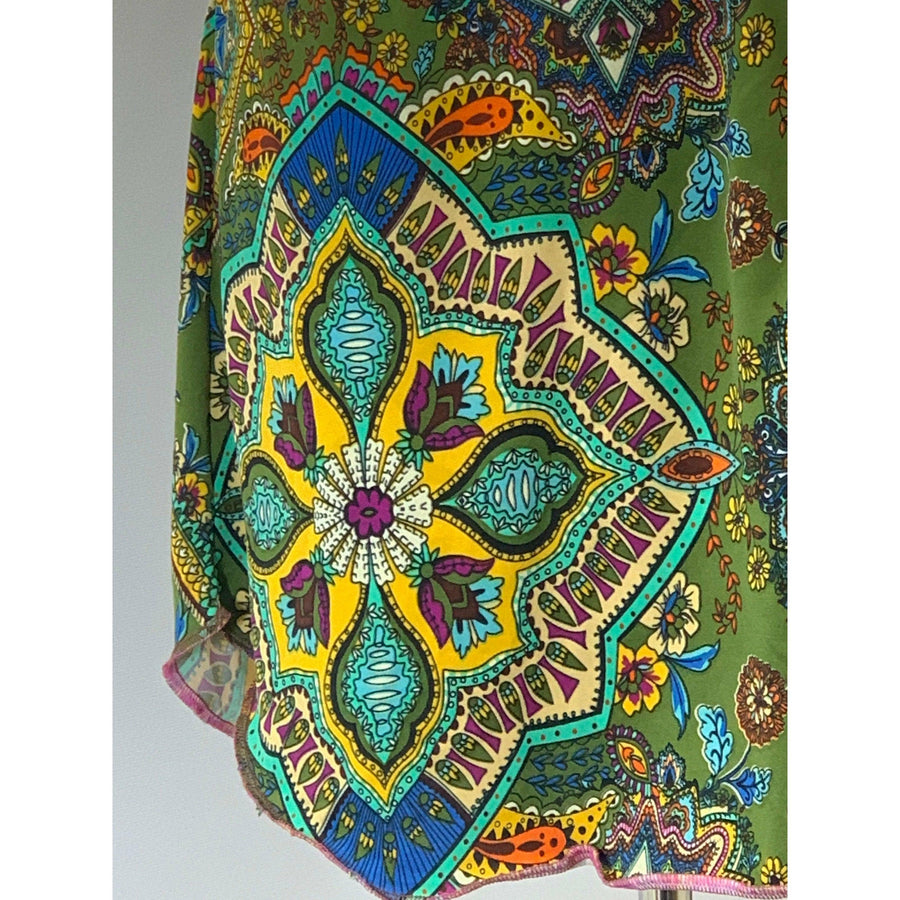 Recycled Tye-dye Shirt pullover top for women with side pocket size Large - Robin Boutique-Boutique 