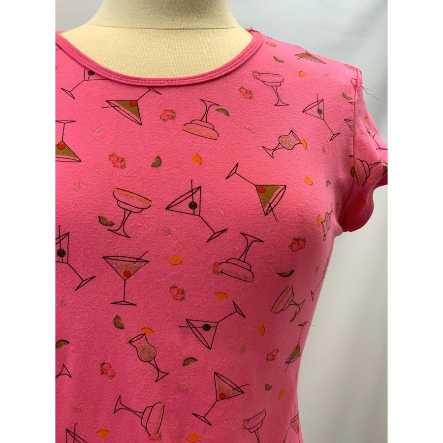 Upcycled repurposed knit shirt into long tunic dress with side pocket size Small - Robin Boutique-Boutique 