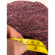 Hypo allergenic vegan cozy soft warm free form purple chenille hat. Free Shipping - Robin Boutique-Boutique    &.  Reloved Fabrics