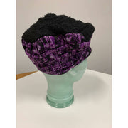 Winter hats-purple-cloche hat-beanie hats - Robin Boutique-Boutique    &.  Reloved Fabrics