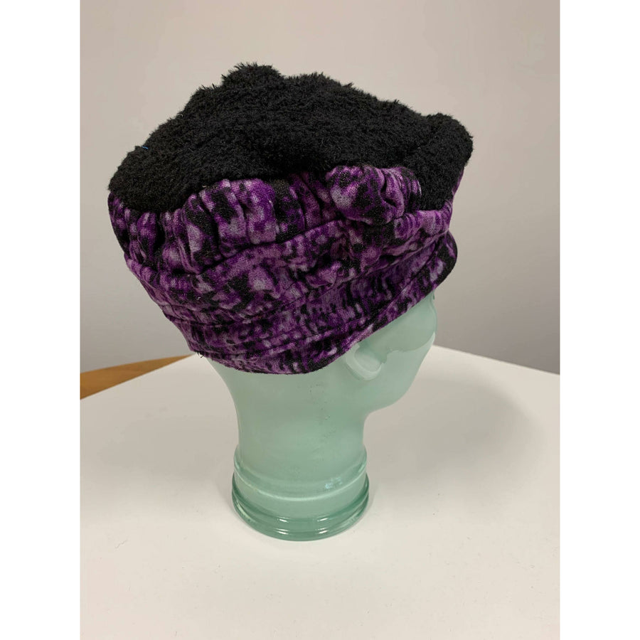 Winter hats-purple-cloche hat-beanie hats - Robin Boutique-Boutique    &.  Reloved Fabrics