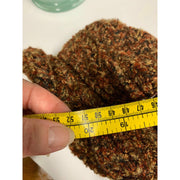 Vegan hypo allergenic cozy soft warm free form brown heather hat EXTRA SMALL. - Robin Boutique-Boutique 