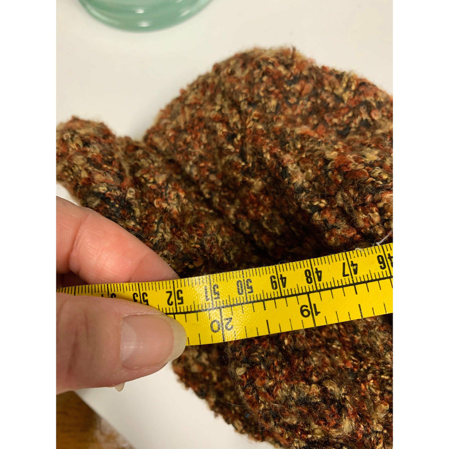 Vegan hypo allergenic cozy soft warm free form brown heather hat EXTRA SMALL. - Robin Boutique-Boutique 