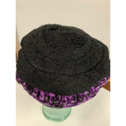 Winter hats-purple-cloche hat-beanie hats - Robin Boutique-Boutique    &.  Reloved Fabrics