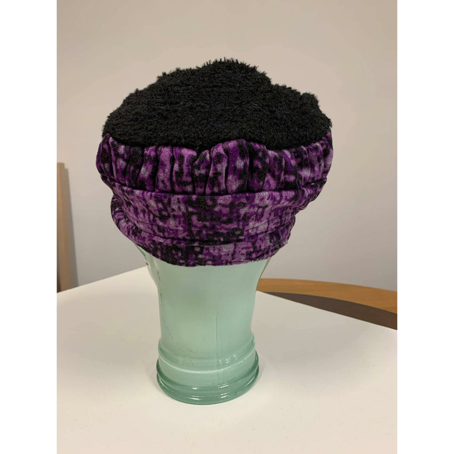 Winter hats-purple-cloche hat-beanie hats - Robin Boutique-Boutique    &.  Reloved Fabrics