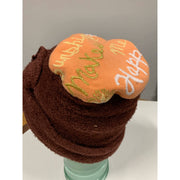 Winter hats-brown-cloche hat-beanie hats - Robin Boutique-Boutique    &.  Reloved Fabrics