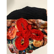 Vegan hypo allergenic cozy soft velvet hat with crochet detail. Free Shipping - Robin Boutique-Boutique 