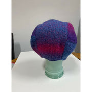 Felted hand knit lambs wool bomber style hat in muti colors. Major warmth. Perfect walking hat. Free shipping - Robin Boutique-Boutique    &.  Reloved Fabrics