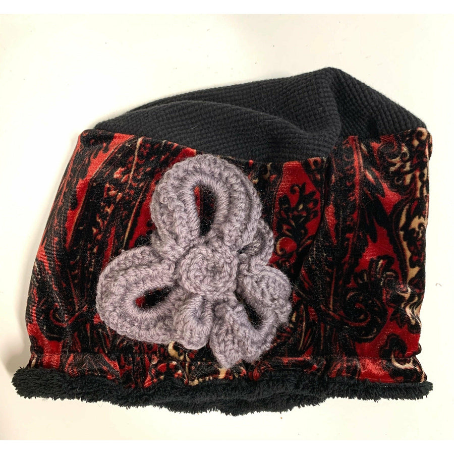 Vegan hypo allergenic cozy soft warm free form brown cotton chenille hat. Free Shipping - Robin Boutique-Boutique 