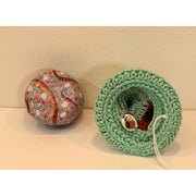 Whimsical magical trinket small jewelry box. Handmade box with crochet and bead topper. Anniversary or wedding gift. - Robin Boutique-Boutique 