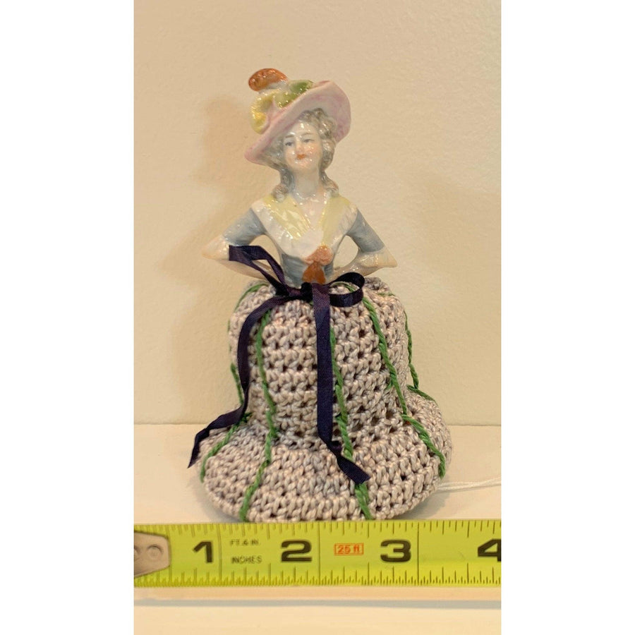 Whimsical magical trinket small box. Handmade box with crochet and crystal topper. - Robin Boutique-Boutique 