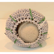 Whimsical magical trinket small box. Handmade box with crochet and crystal topper. - Robin Boutique-Boutique 