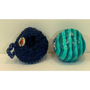 Whimsical magical trinket small jewelry box. Handmade box with crochet and crystal topper. Wedding or anniversary gift box. - Robin Boutique-Boutique 