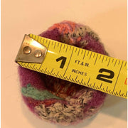 Whimsical magical trinket small jewelry box. Handmade box with crochet and bead topper. Anniversary or wedding gift. - Robin Boutique-Boutique 