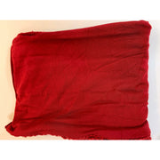 Cable hand knit Red soft Head band hat adornment. Super wide. Lined in organic cotton. - Robin Boutique-Boutique    &.  Reloved Fabrics