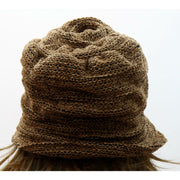 Hypo allergenic vegan cozy soft warm free form purple chenille hat. Free Shipping - Robin Boutique-Boutique    &.  Reloved Fabrics