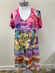 V-Neck Tee Shirt Dress - Robin Boutique-Boutique 