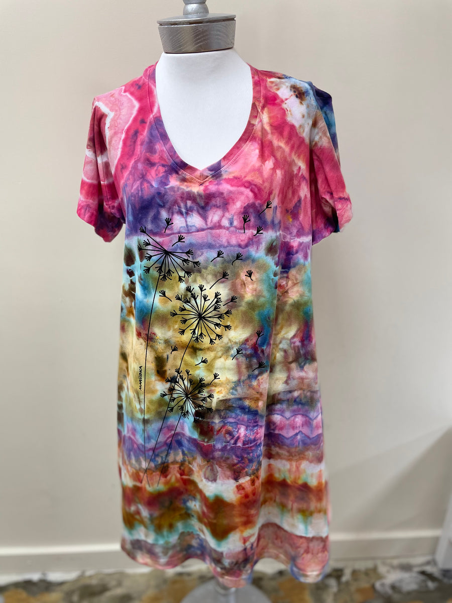 V-Neck Tee Shirt Dress - Robin Boutique-Boutique 