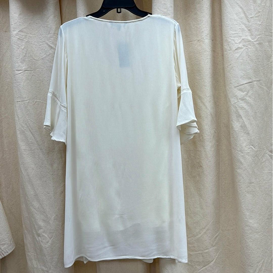 V-Neck Dress with Bell Sleeves 20154 Yak Yeti - Robin Boutique-Boutique 