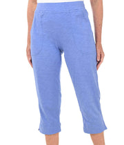 Cotton Slub Pocket Capri 60005 - Robin Boutique-Boutique 
