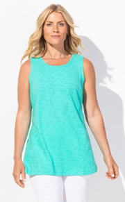 Escape by Habitat Sleeveless Keyhole Back Tank Top 10002 - Robin Boutique-Boutique 