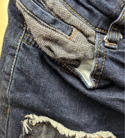 Dis Moi Italian Jeans Pants in Indigo with patches VA3011 - Robin Boutique-Boutique 