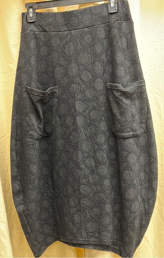 Cut Loose long textured skirt with pockets - Robin Boutique-Boutique 