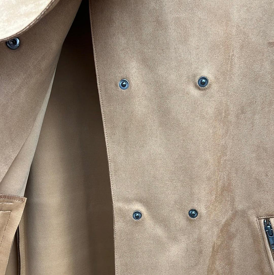 FATE Faux Fur Collar Suede Jacket - FJ7857 - Robin Boutique-Boutique 