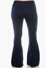 Plus Size Pull on Ripped Jeans - Robin Boutique-Boutique 