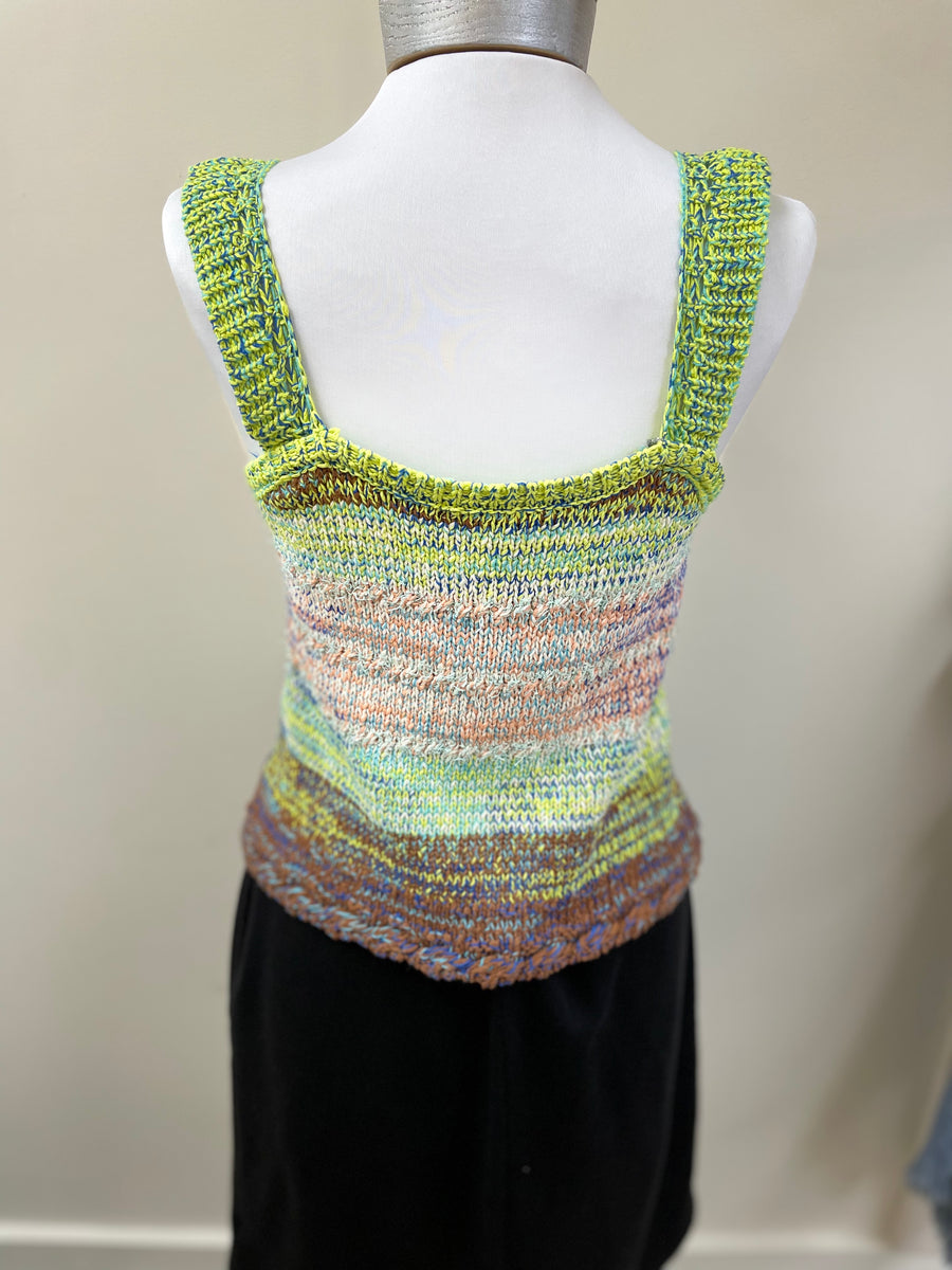 FATE Knit tank in novelty yarns FW8009 - Robin Boutique-Boutique 