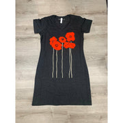 V-Neck Tee Shirt Dress - Robin Boutique-Boutique 