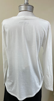 Tin Man on High-Lo Long Sleeve Tee Shirt - Robin Boutique-Boutique 