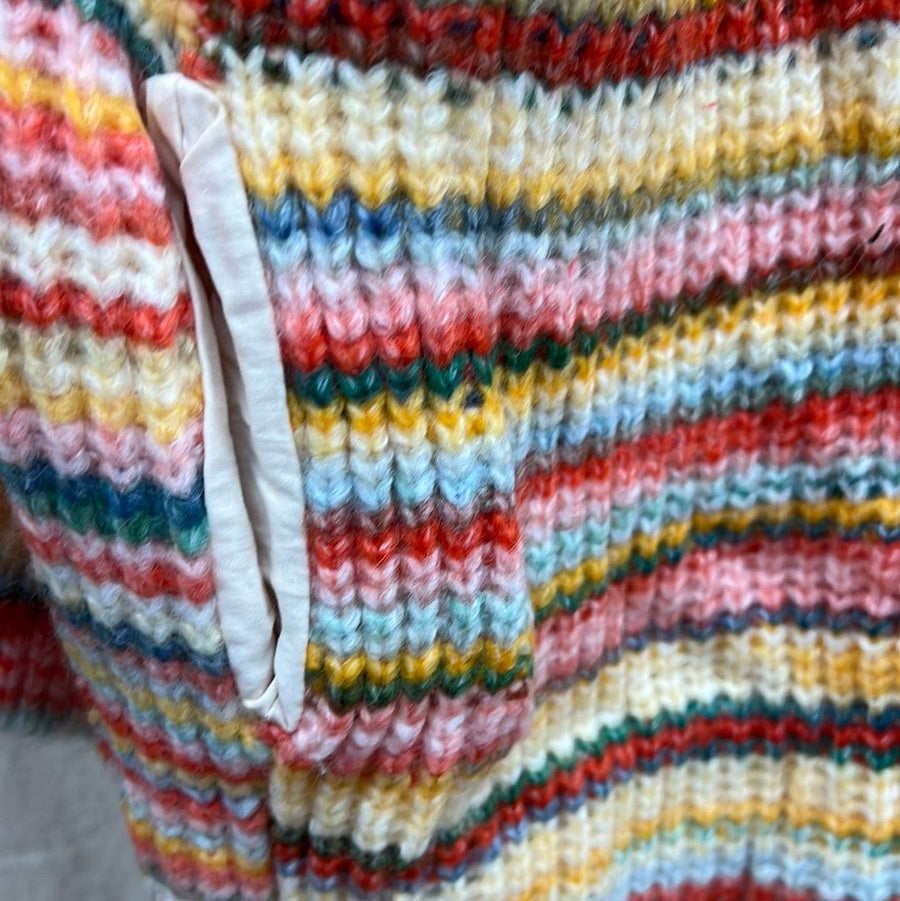 FATE Multi Color Stripe open Cardigan VCW6736 - Robin Boutique-Boutique 