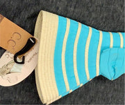 C.C Beanie Ribbon Fold Over Travel Sun Hat DA3 - Robin Boutique-Boutique 