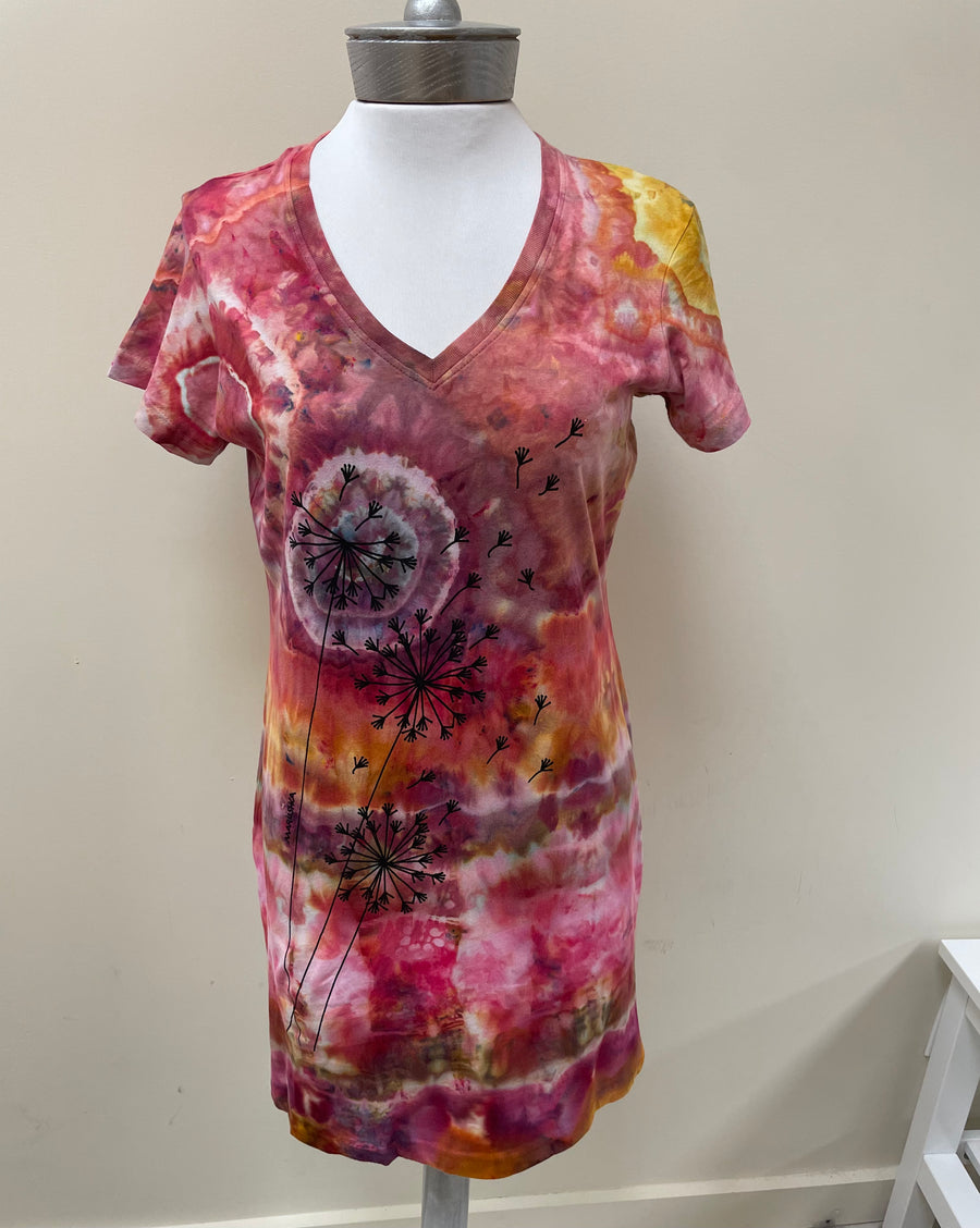 V-Neck Tee Shirt Dress - Robin Boutique-Boutique 